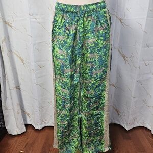 TAJ by Sabrina Crippa Vibrant Patterned Pants